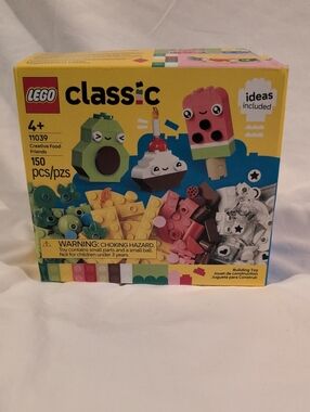 LEGO Classic Creative Food Friends Building Set - Yellow, Pink, Green